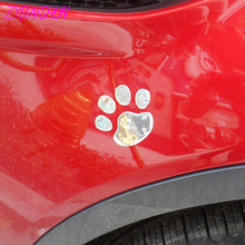 3D Car sticker classy design paw animal Cat Bear traces stickers for Acura RLX CL EL CSX ILX MDX NSX RDX RL SLX TL TSX Vigor ZDX 2024 - buy cheap