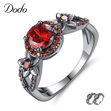 Austrian Crystals Ring Green Purple Red Anelli Flower Bague Engagement Anillos Anel Rings For Women Wedding Jewelry Gifts R427 2024 - buy cheap