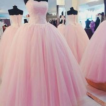 Bealegantom Pink Quinceanera Dresses 2019 Ball Gown Crystals Lace Up Vestido De Debutante Puffy Sweet 16 Party Dress QA1456 2024 - buy cheap