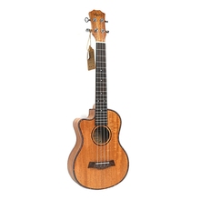 Акустическое укулеле Tenor, 26 дюймов, 4 струны, гитара для путешествий, древесина красного дерева, музыкальный инструмент #8 2024 - купить недорого