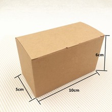 30Pcs/Lot Blank DIY Regular Cuboid Brown Kraft Paper Card Candy Gift Box For Festival Party Soap Cup Cake Stand Up Box Wholesale 2024 - buy cheap