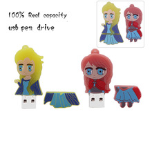 USB flash pen drive cartoon grils flash drive 128GB 64GB 32GB 16GB 8GB 4GB cute memory stick lovely gift pendrive usb stick cle 2024 - buy cheap