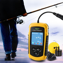 Luckylaker-localizador de peixes, sensor de alarme para pesca, com sonda sonda findfish, transdutor de oceano, 328 pés 2024 - compre barato