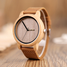 BOBO BIRD Classic Engraved  Wood Watch Men Women Causal Quartz Watches as Family Gift reloj hombre 2020 2024 - buy cheap