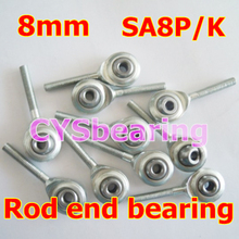 M8 fish eye SA8P/K NOS8 M8X1.25 male metric right hand threaded rod ends joint bearing 2024 - buy cheap