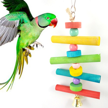 Деревянная лесенка для попугая, игрушка для хомяков, 1 шт. 2024 - купить недорого