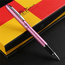1PC Luxury Silver Clip Rollerball Pen High-end Gift Writing Stationery Pimio 608 Metal 0.5mm Black Ink Sign Pens with a Gift Box 2024 - buy cheap
