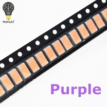 WAVGAT SMD Chip 5630 5730 SMD SMT UV purple Light chip lamps 395-400nm Super Bright Light Emitting Diode LED Bulb 100PCS 2024 - buy cheap