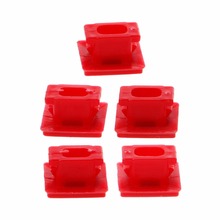 5 Pcs/ 1 Set Red Car Interior Dashboard Dash Trim Insert Strip Clips Grommet For BMW E46 3 E65 E66 7 X3 E85 High Quality 2024 - buy cheap