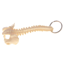 Mini PVC Material Handcrafted Human Spine Skeleton Model Keychain for School Teaching Aid Ornament Novelty Present 2024 - buy cheap