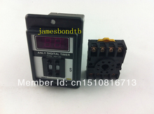DC 24V Power ON Delay Timer Time Relay 1-99s with base socket 2024 - buy cheap