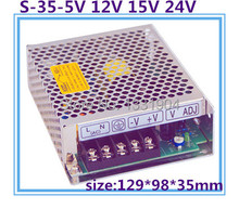 AC-DC LED switching power supply S-35,35W single phase output,AC input, output voltage 5V,12V.15V,24V can be selected 2024 - buy cheap