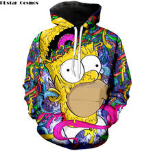 2019 new the Simpson Printed Men Women 3D  Sweatshirts Quality Hooded Jacket Novelty Streetwear Fashion Casual Pullover-3 2024 - buy cheap