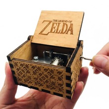 The Legend of Zelda Music box Anonymity Antique Carved wooden hand crank Musical boxes Christmas birthday gifts Caixa De Musica 2024 - buy cheap