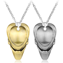MQCHUN Movie Alien Predator Mask Pendant Necklace Avp 3 Mask Pendants Charm Necklace for Men Jewelry Gift-30 2024 - buy cheap