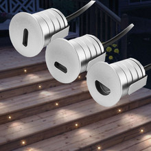 Stair Light Led Recessed Step Lights IP67 Waterproof Outdoor Corner Wall Lamps DC12-24V Deck Lamp Staircase Lighting 2024 - buy cheap