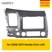 Harfey 2Din Car Radio Fascia Installation Trim Dash Kit Stereo Frame for 2008 2009 2010 2011 Honda Civic LHD with SRS Hole 2024 - buy cheap