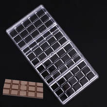 Real Polycarbonate Chocolate Bar Mold Candy Jelly Mould Eco-friendly Plastic Baking Pastry Mould Cozinha Kitchen Tools Bakeware 2024 - buy cheap