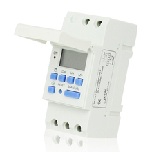 AC 220V Digital LCD Power Timer Programmable Time Switch Relay 16A GOOD temporizador Din Rail 2024 - buy cheap