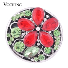 Vocheng Ginger Snap Girly Girl 18mm 6 Colors Crystal Charms Jewelry Vn-1145 2024 - buy cheap