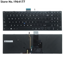 Новый для Toshiba Satellite Pro R50-C Tecra A50-C Z50-C A50-C1510 A50-C1520 американская, с задней подсветкой клавиатуры 2024 - купить недорого