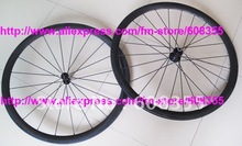 3K Clincher Wheelset   - Full Carbon Road Bike Bicycle 700C Clincher Wheelset   - RIM 60MM , SPOKES , HUB, BRAKE PAD 2024 - buy cheap