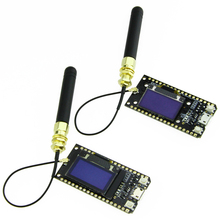 2pcs of TTGO LORA32 868/915Mhz SX1276 ESP32 Oled-display Bluetooth WIFI Lora development board 2024 - купить недорого