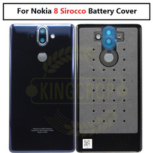 Задняя крышка для Nokia 8 Sirocco, задняя крышка аккумулятора, задняя крышка корпуса для nokia 8 S Nokia8 Sirocco, задняя крышка 2024 - купить недорого