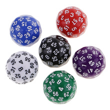 6 Pcs 60 Sided Dice D60 Polyhedral Dice for D&D RPG Board Game for Fun Family Housework Dice Game Family Kids Pub Club 2024 - buy cheap