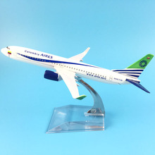 16cm Alloy Metal  COLOMBIA AIRES B737-800  Airways Airplane  Model Plane Model W Stand Aircraft Toy Birthday Gift FREE SHIPPING 2022 - buy cheap