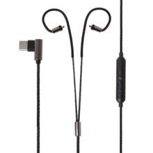 Аудиокабель для наушников Type C MMCX Mic, для Shure Headphone SE215/315/535/846/425 2024 - купить недорого