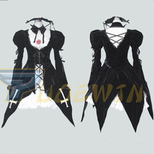 Rozen Maiden Suigintou-vestido negro, disfraz para Cosplay 2024 - compra barato