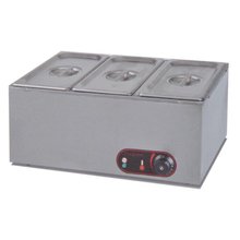 PKJG-EH3 eléctrica Bain Marie, tres sartenes, encimera, calentador de alimentos, pastelería, cocina, Máquina Eléctrica de buffet para cocina comercial 2024 - compra barato