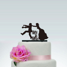 Свадебный Топпер для торта «Мистер и миссис», Уникальный Свадебный декор, для невесты и жениха, фотосессия 2024 - купить недорого