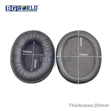 BGWORLD 95x75mm Round cushion ear pads earpad replacement cover pillow for most brand headphones foam headset parts 95x75cm 2024 - buy cheap