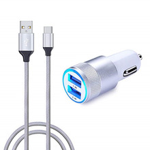 Автомобильный USB-адаптер Type-C, автомобильный зарядный кабель USB, автомобильная зарядка для Xiaomi MI 8, Huawei nova 4, 3i, 3, P30, P20, Samsung note 9, 8, A7, A9 2018 2024 - купить недорого