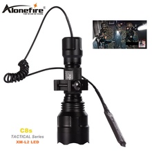 AloneFire C8 CREE XM-L2 U3 LED Tactical Flashlight Torch lantern Airsoft Rifle Scope Shotguns light 18650 Rechargeable battery 2024 - buy cheap