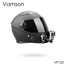 Vamson Helmet Accessories for Gopro Hero 7 6 5 4 3 Set Helmet Curved Adhesive Side Mount Adapter for Xiaomi YI for SJCAM VP125B 2024 - buy cheap