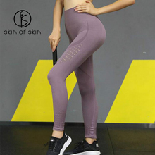 2019 New Quick Dry Mesh Sport Leggings Tights Woman Sports Fitness Yoga Pants High Waist Hip Sport Pants Women's Gym Nine Pants 2024 - buy cheap