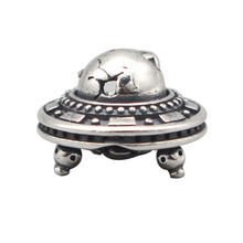 Diy ювелирные изделия из стерлингового серебра 925 пробы UFO Подвески 1:1 бусины для изготовления ювелирных изделий Подходит оригинальный Тролль женский браслет и ожерелье 2024 - купить недорого