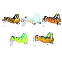 3.5cm/3g Colorful Vivid Cricket Shape Fishing Lure Locust Artificial Lake River Fishing Bait Insect Bait 2024 - buy cheap