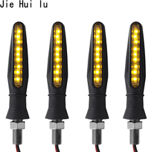 1PCS Motorcycle LED Turn Signal Lights Universal Indicator Blinker Amber Motorbike Lamp Yellow Tail Light 2024 - buy cheap