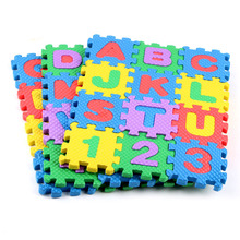 36pcs Early Childhood Education Tool Foam Carpet Cartoon Letter Digital Puzzle Baby Crawling Mat Creative Language Learning Tool 2024 - buy cheap