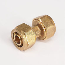 Conector de encaixe de tubulação de compressão de tubo reto de bronze idxod de 14x18mm para aquecimento de piso 2024 - compre barato
