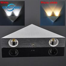 3W Aluminum LED Wall Lamp Triangle Stair Wall Light Spot Lamp Modern Pathway Bedroom Sconce Lighting AC 85~265V 2024 - buy cheap