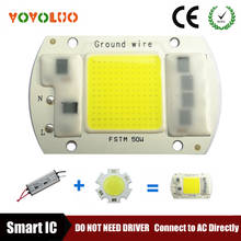YOYOLUO COB LED Lamp Chip 15W 20W 30W 50W LED COB Bulb Lamp 220V IP65 Smart IC Driver Cold/ Warm White LED Spotlight Floodlight 2024 - buy cheap