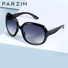 PARZIN солнцезащитные очки Для женщин Брендовая Дизайнерская обувь элегантный стерлингового серебра Большой Рамка поляризованные солнцезащитные очки женские солнцезащитные очки УФ 400 женские очки с Чехол 2024 - купить недорого