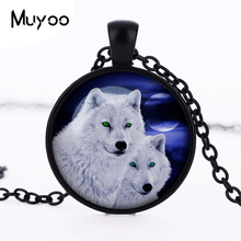 Animal Pendant wolf necklace couple wolf jewelry Loyalty necklace Loyalty pendant wolves jewelry HZ1 2024 - buy cheap