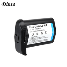 Dinto 1pc LP-E4 bateria recarregável da câmera digital 2300mah lpe4 lp e4 para canon EOS-1D x 1ds mark iii 1d marca iv 1d marca iii 2024 - compre barato