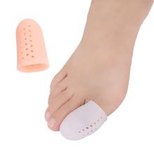 2Pcs Foot Care Tool Silicone Gel Toe Separators Stretchers Toe Tube Corns Blisters Protector Gel Bunion Toe Finger Protection 2024 - buy cheap